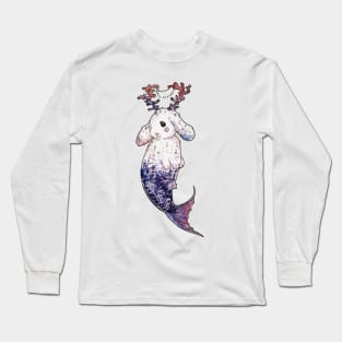 Jackalope Purple Merbunny Long Sleeve T-Shirt